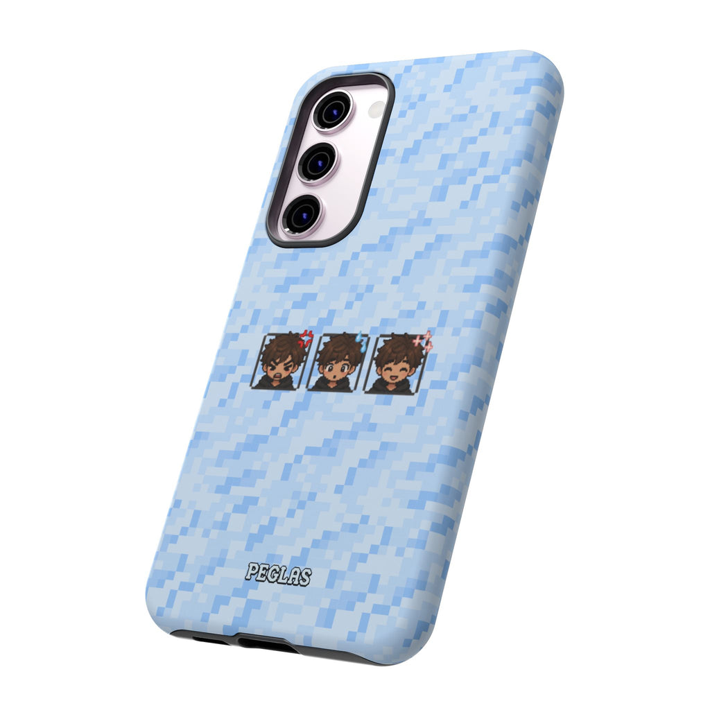 Blue Boy Emojis Blue Tough Phone Case