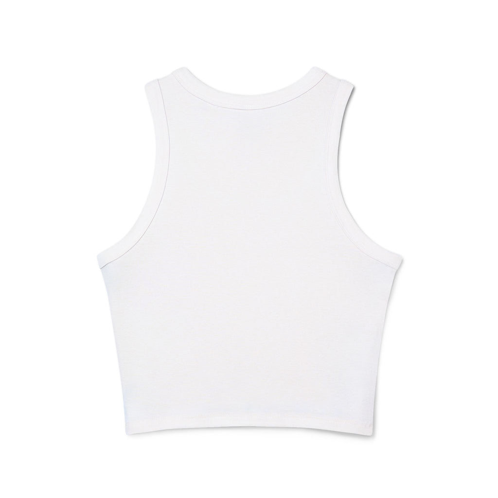 Vintage Purple Sports Car Tank Top — 'Weekend Drive' Racer Crop