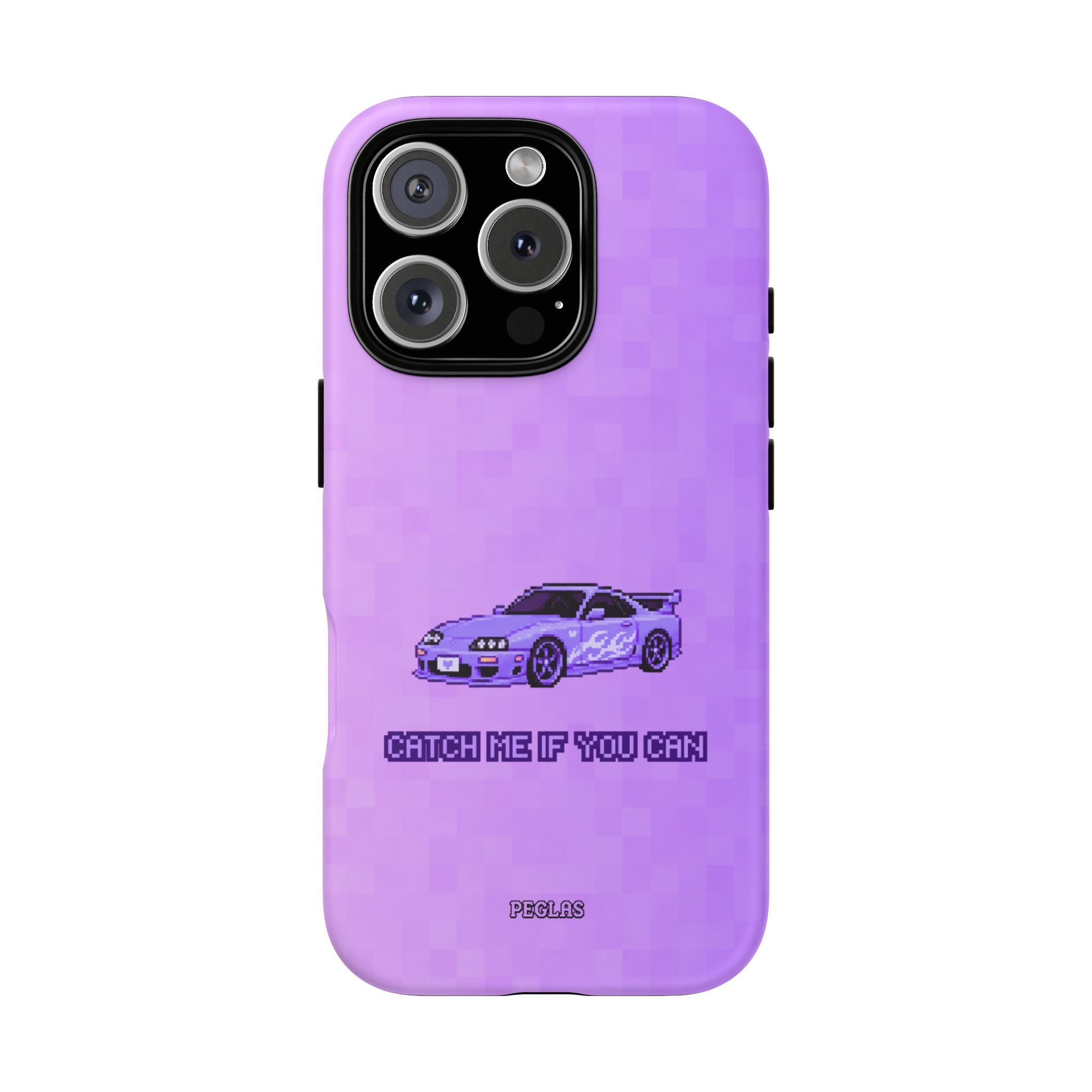 Purple Sports Car Phone Case — "Catch Me If You Can" Tough Phone Case