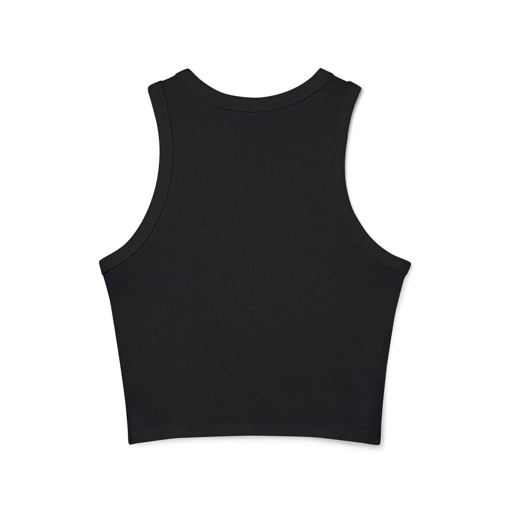 Vintage Purple Sports Car Tank Top — 'Weekend Drive' Racer Crop