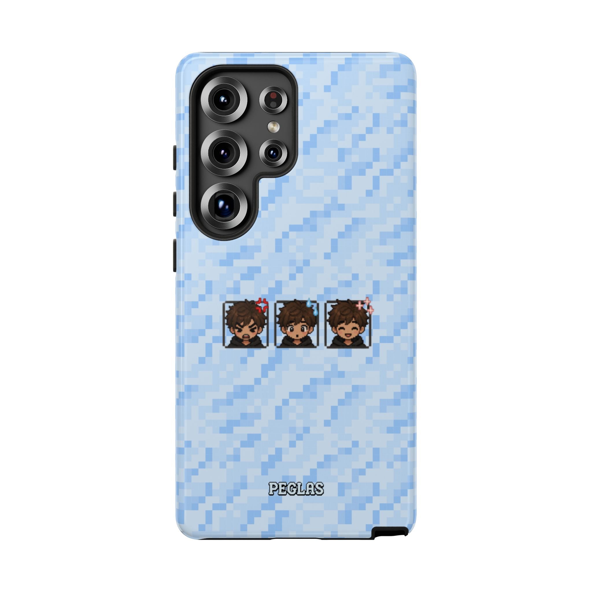 Blue Boy Emojis Blue Tough Phone Case