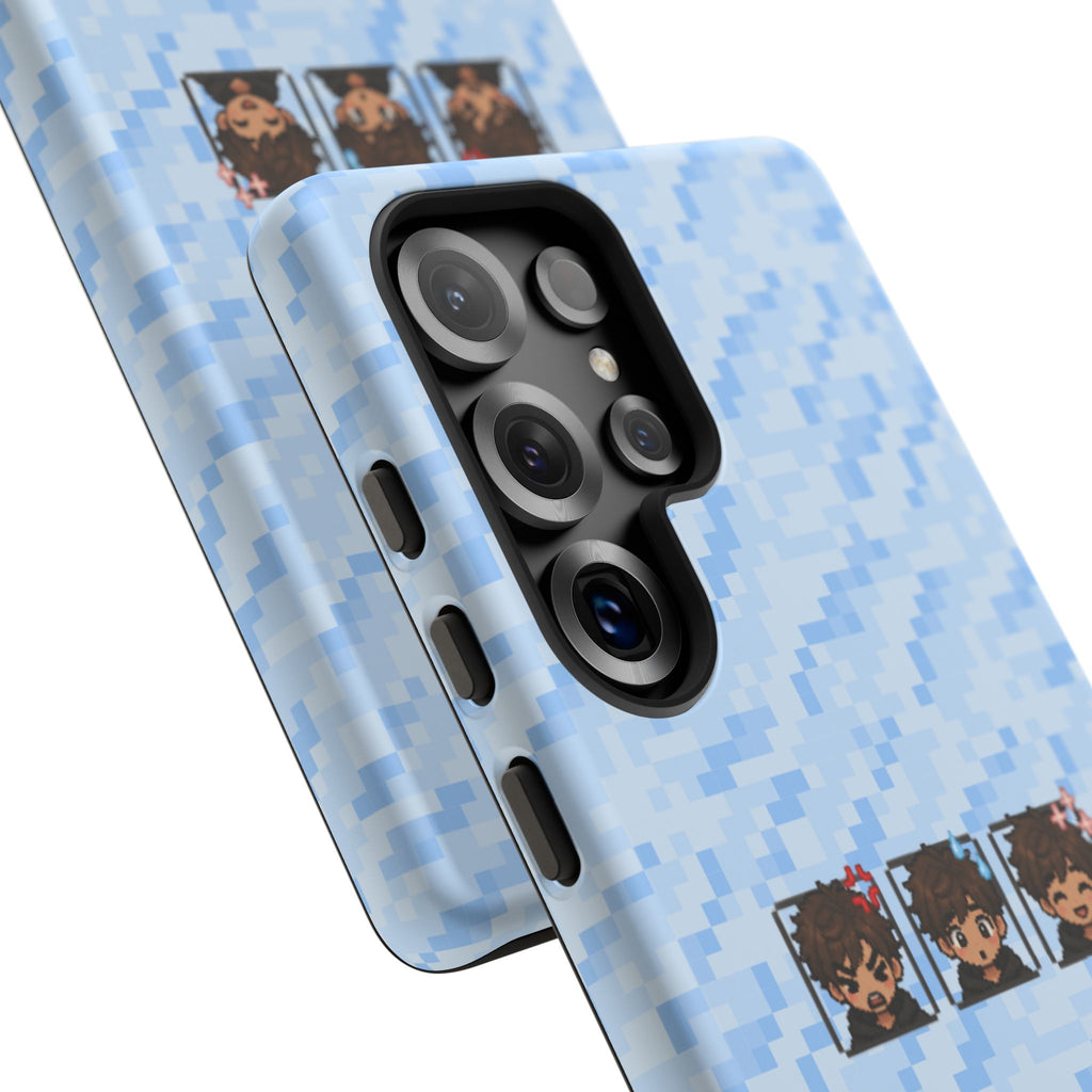 Blue Boy Emojis Blue Tough Phone Case