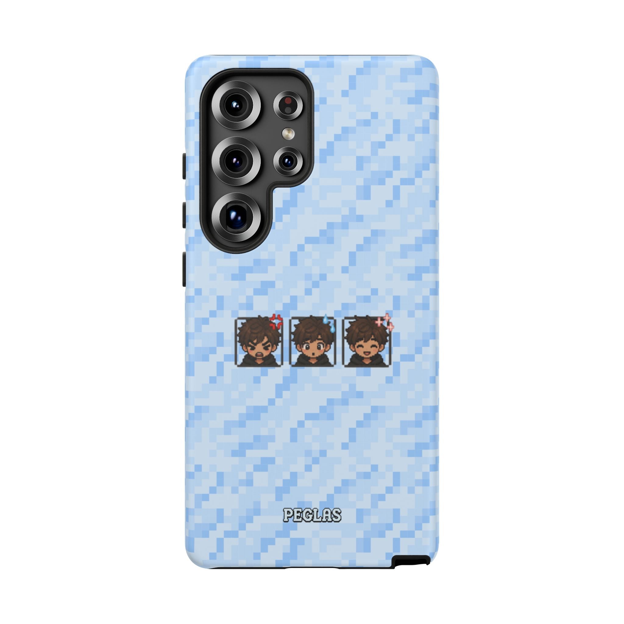 Blue Boy Emojis Blue Tough Phone Case