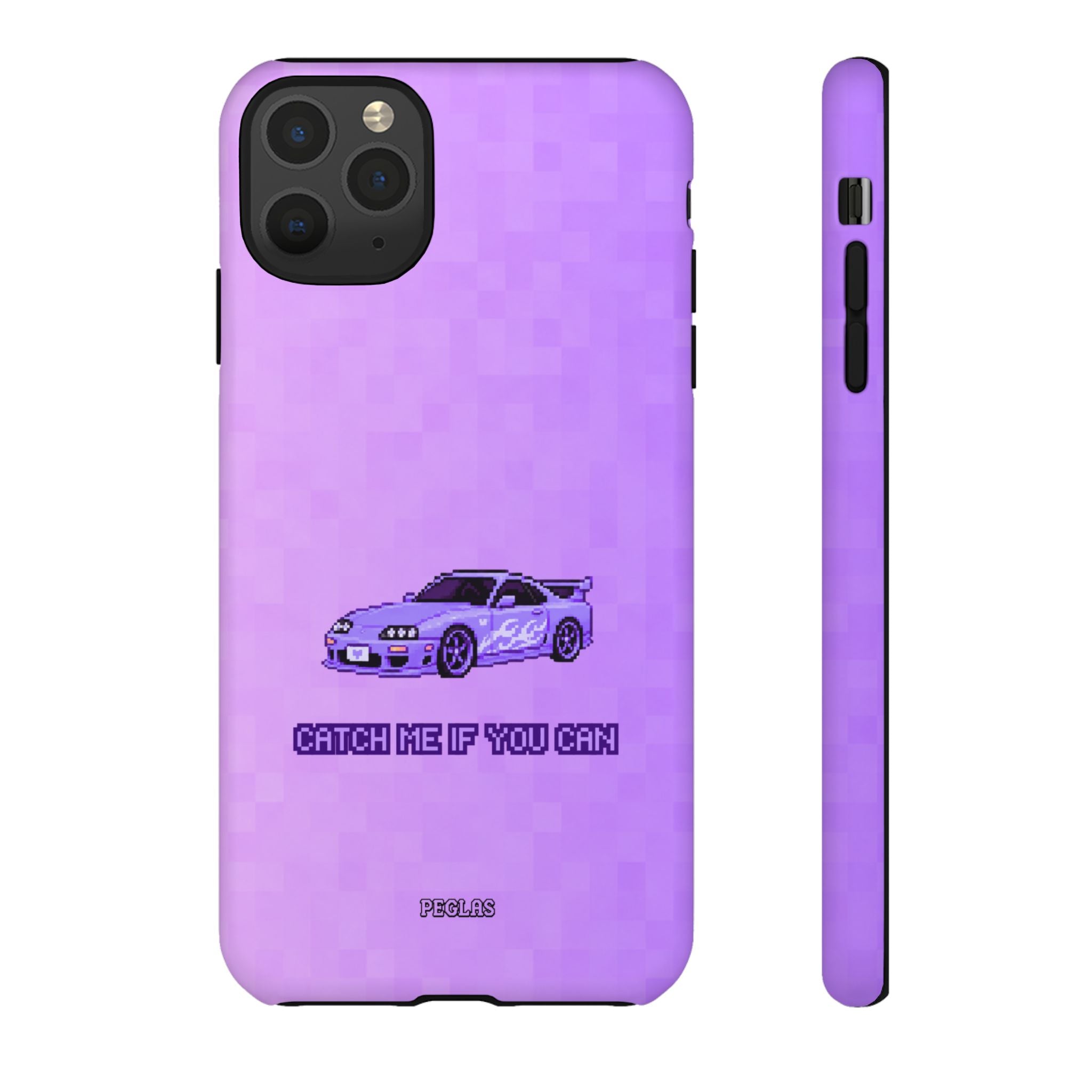 Purple Sports Car Phone Case — "Catch Me If You Can" Tough Phone Case