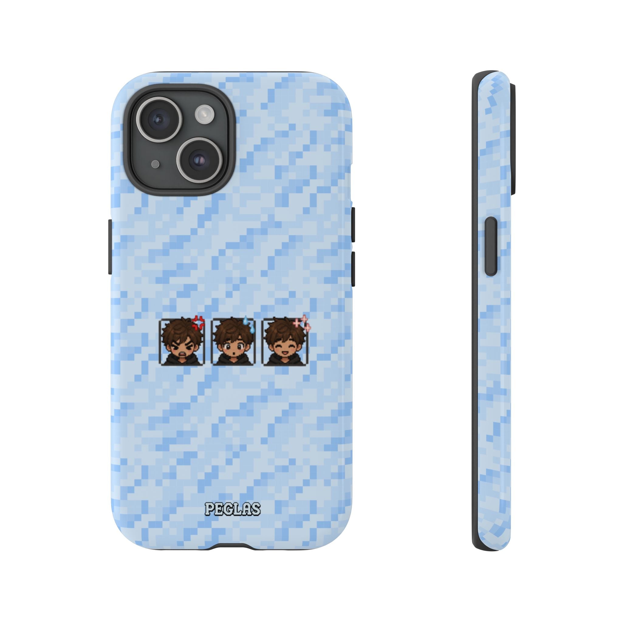 Blue Boy Emojis Blue Tough Phone Case