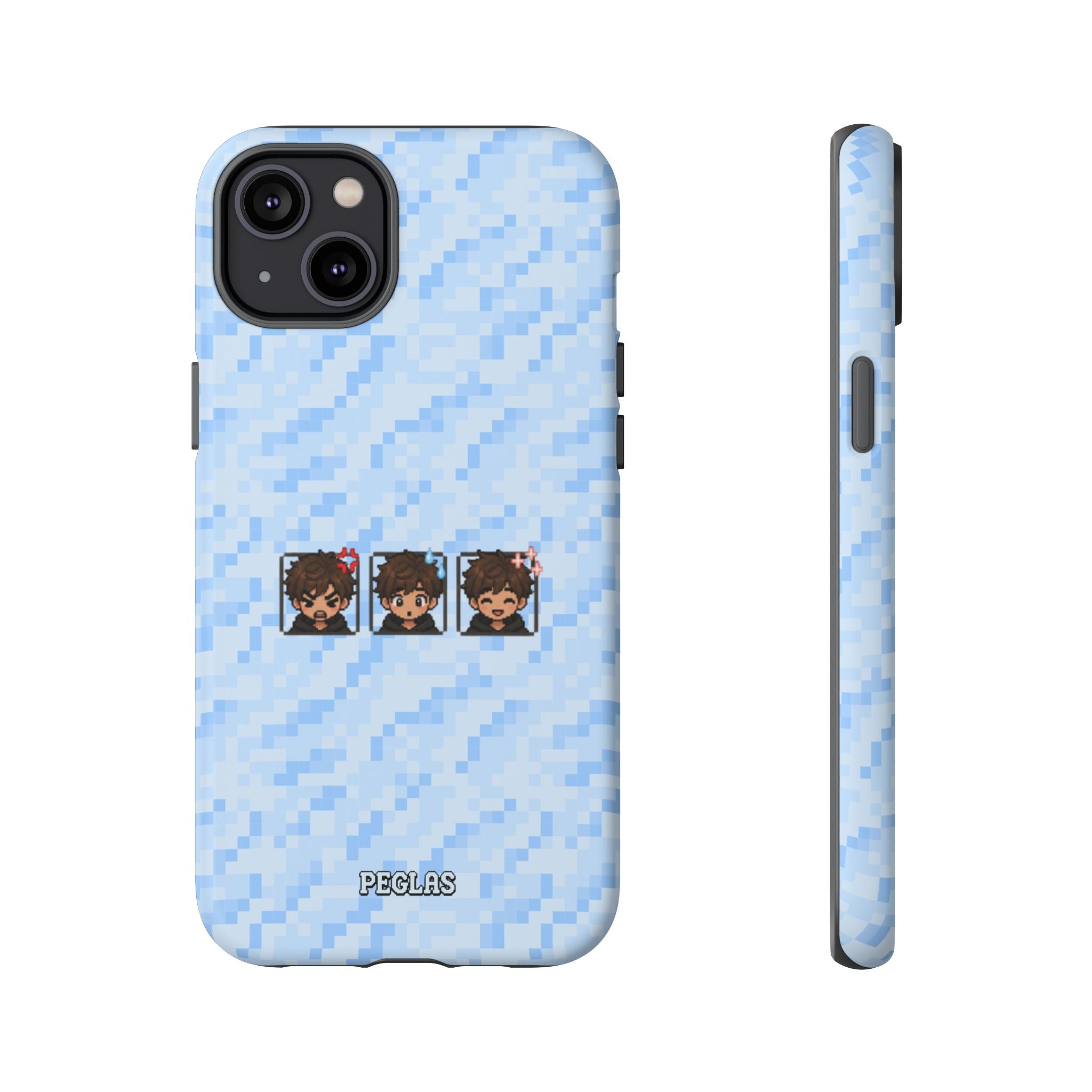 Blue Boy Emojis Blue Tough Phone Case
