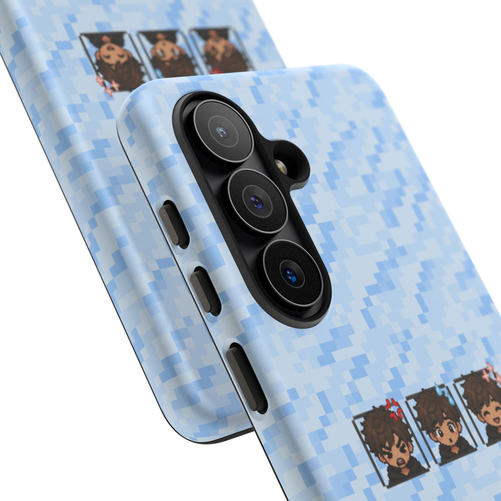 Blue Boy Emojis Blue Tough Phone Case