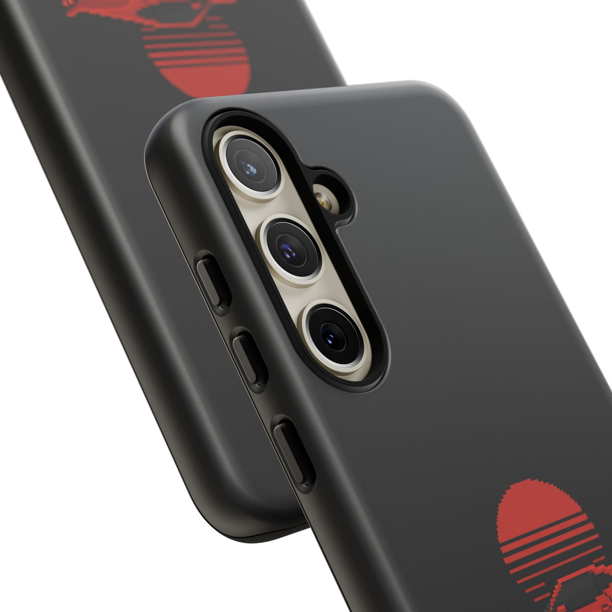 Vintage Red Sports Car Phone Case – Retro Sunset Design