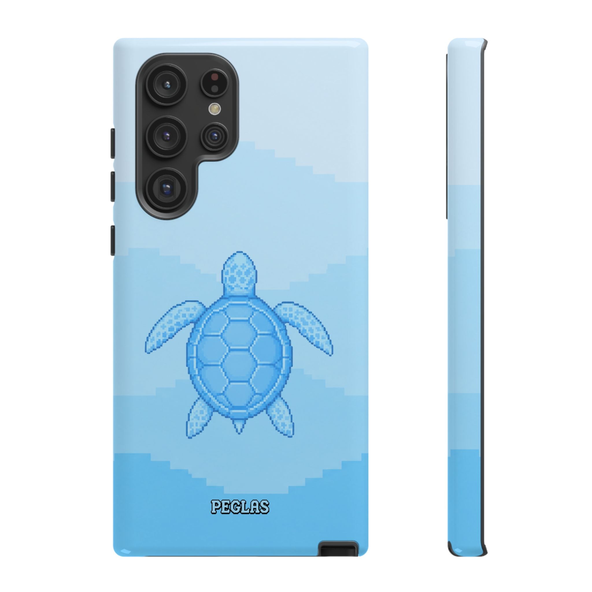 Ocean Blue Sea Turtle Phone Case — Cute Coastal iPhone Protective Cover