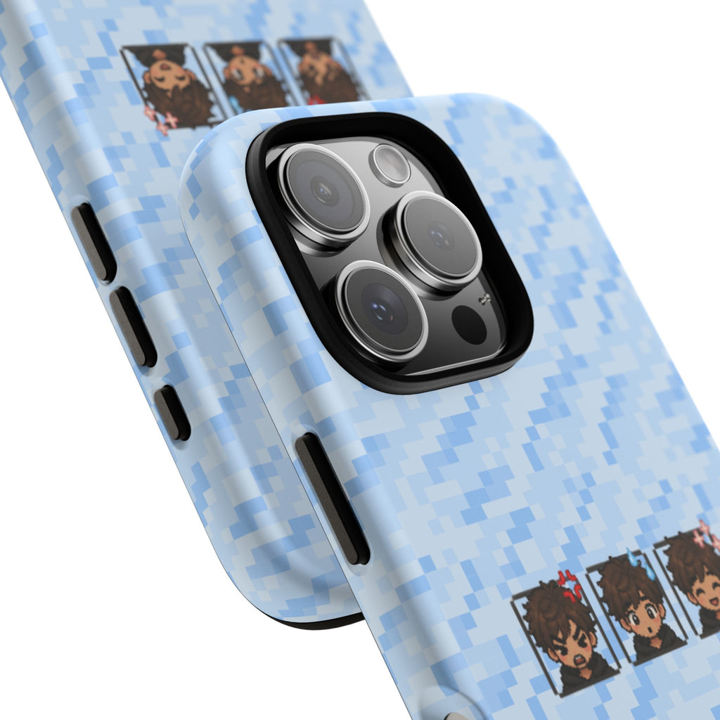 Blue Boy Emojis Blue Tough Phone Case
