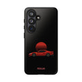 Vintage Red Sports Car Phone Case – Retro Sunset Design