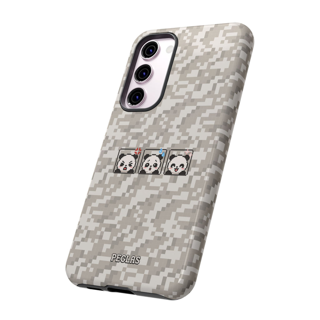Pixel Panda Emojis Tough Phone Case