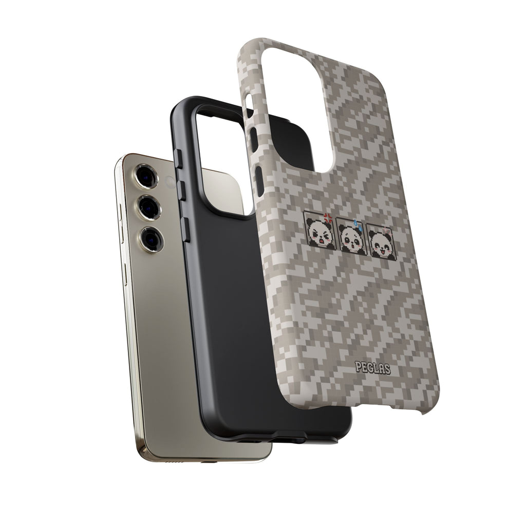 Pixel Panda Emojis Tough Phone Case