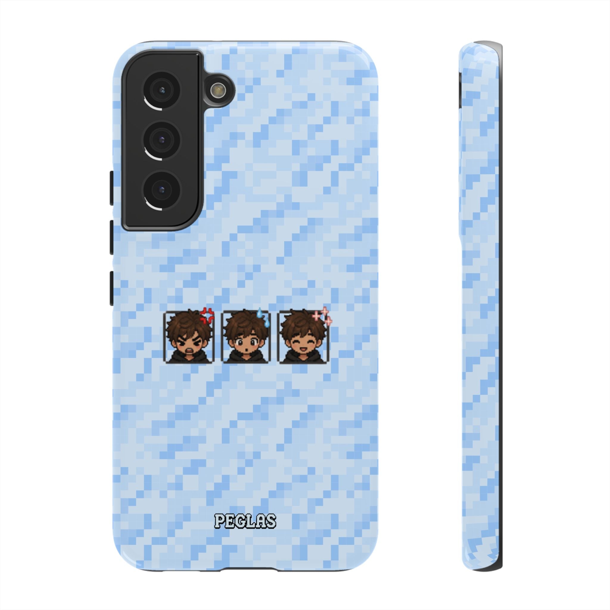 Blue Boy Emojis Blue Tough Phone Case