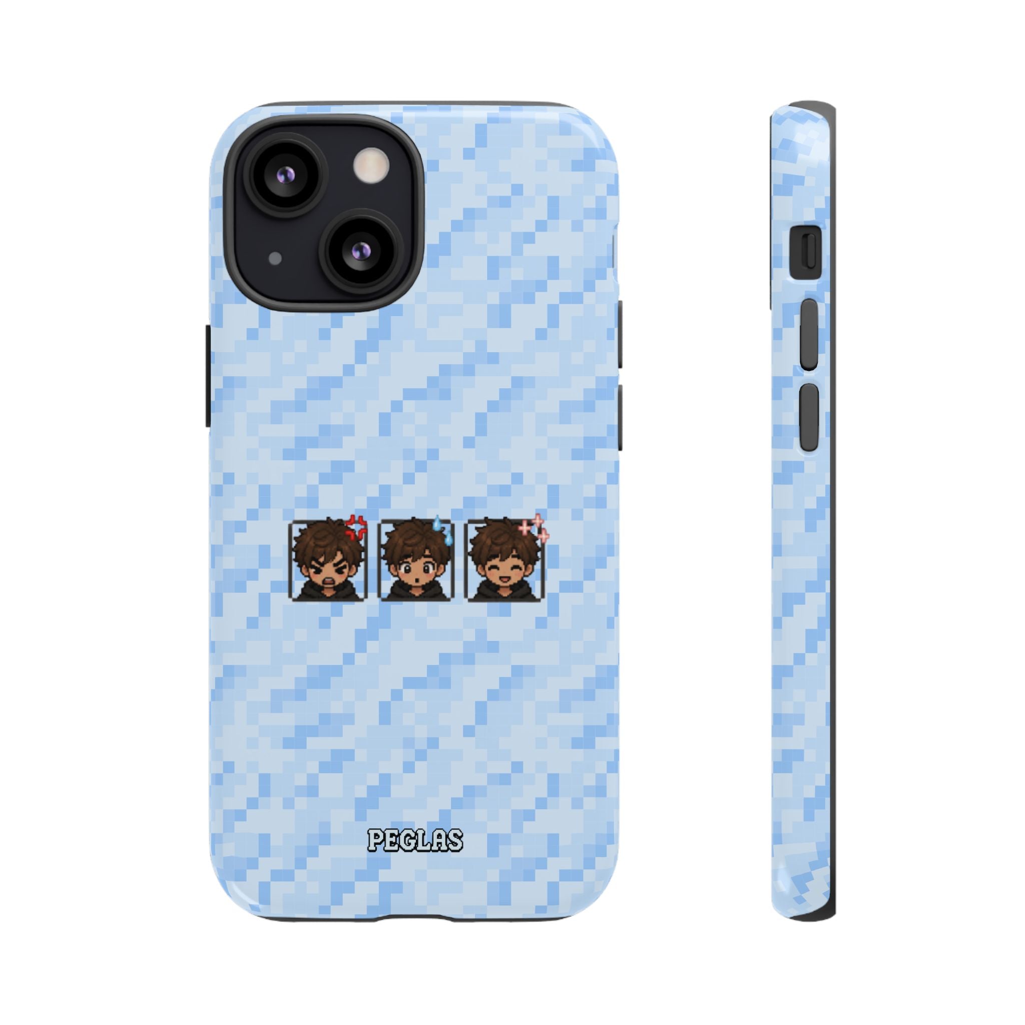 Blue Boy Emojis Blue Tough Phone Case