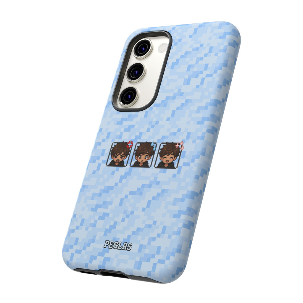 Blue Boy Emojis Blue Tough Phone Case