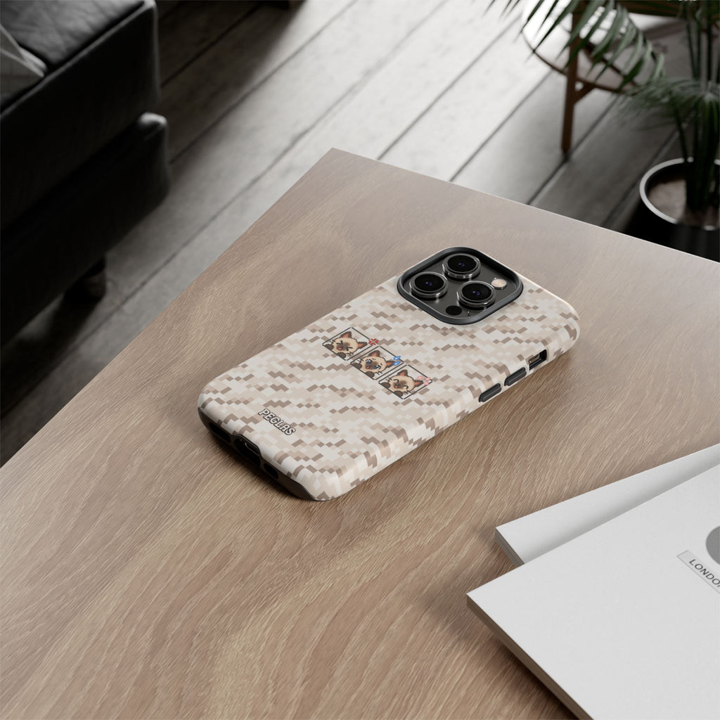 Pixel Cat Emojis Tough Phone Case