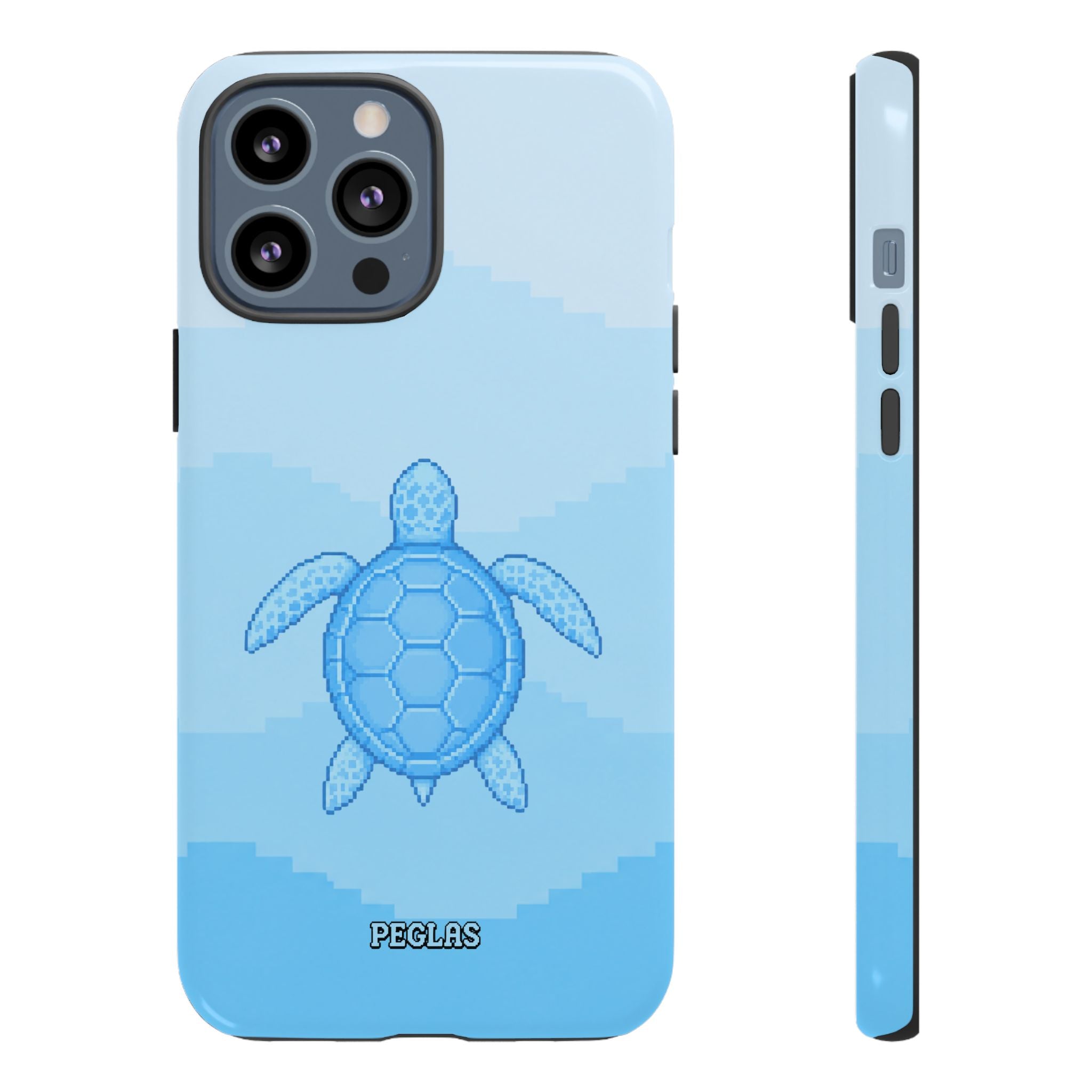 Ocean Blue Sea Turtle Phone Case — Cute Coastal iPhone Protective Cover