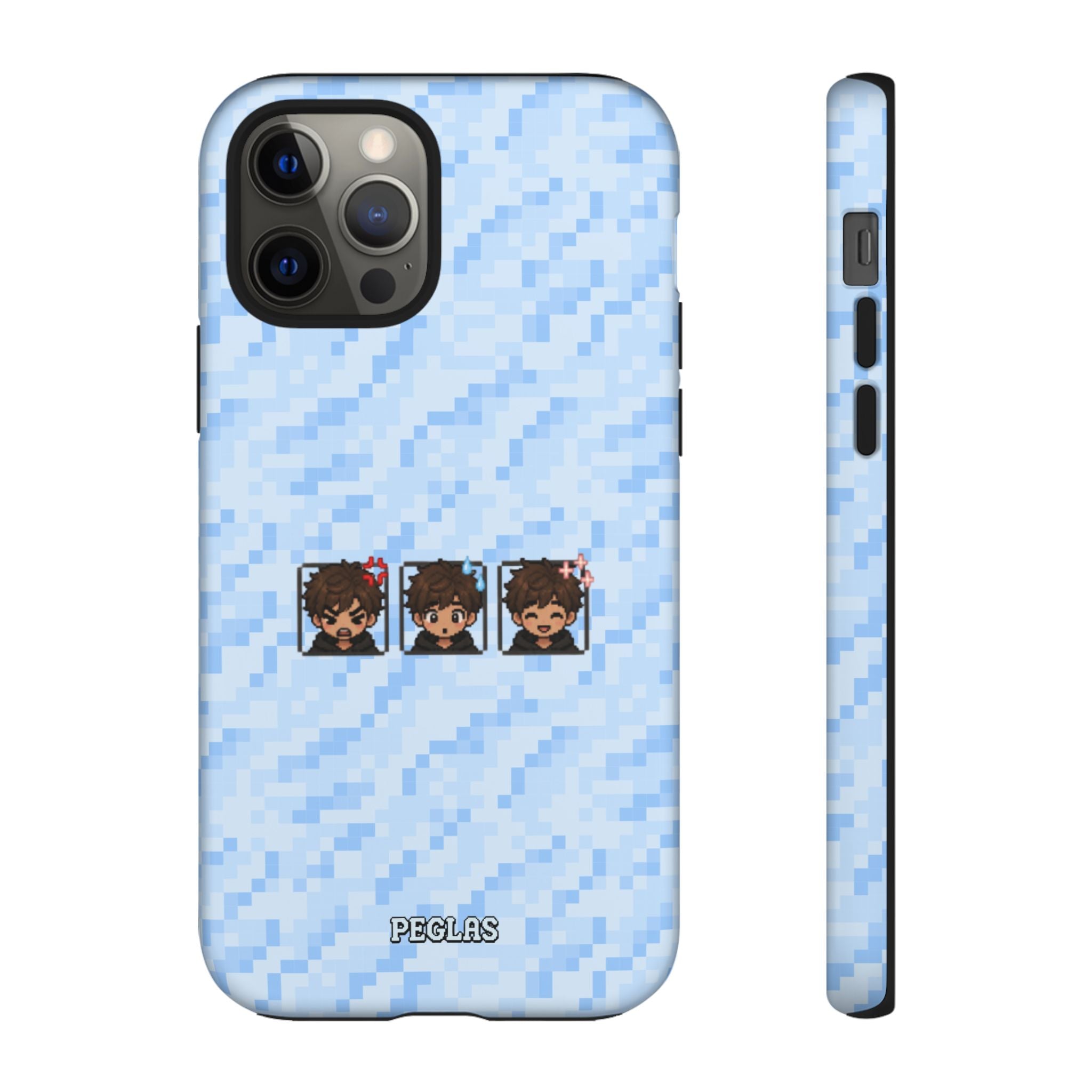 Blue Boy Emojis Blue Tough Phone Case
