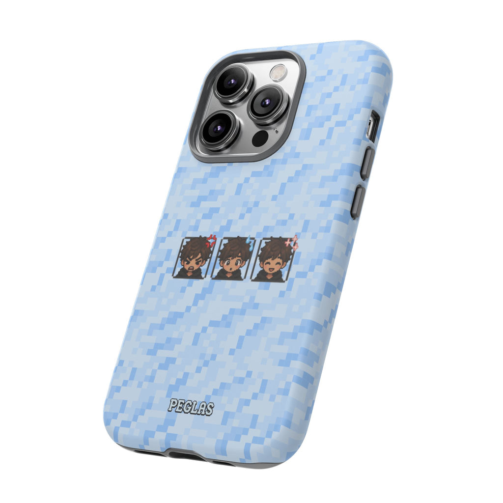 Blue Boy Emojis Blue Tough Phone Case