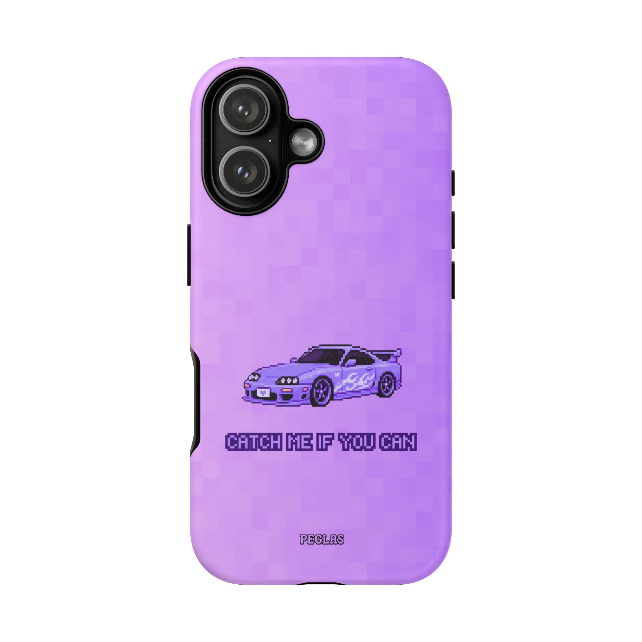 Purple Sports Car Phone Case — "Catch Me If You Can" Tough Phone Case