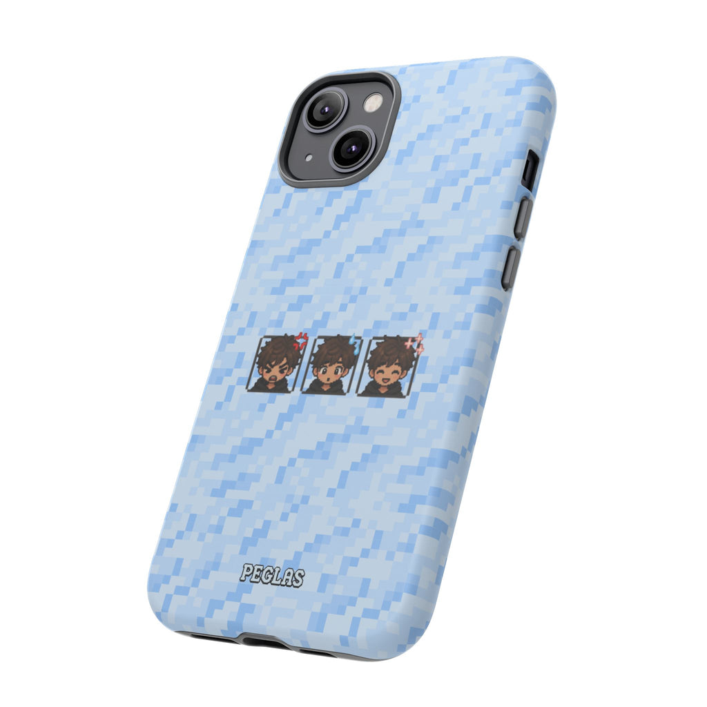 Blue Boy Emojis Blue Tough Phone Case