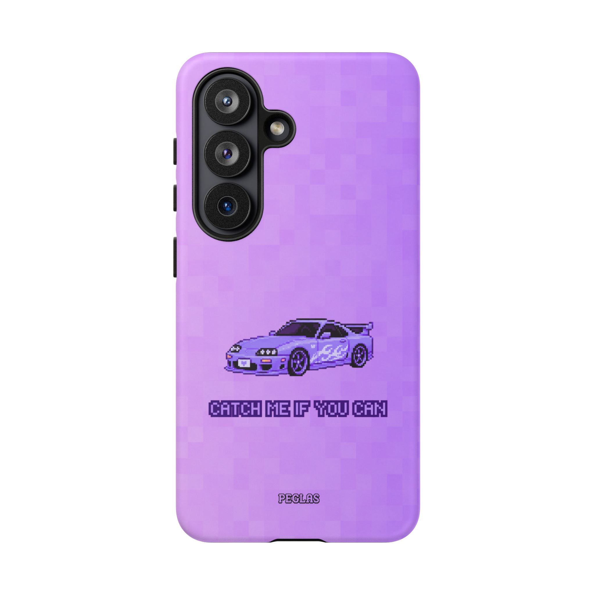 Purple Sports Car Phone Case — "Catch Me If You Can" Tough Phone Case
