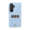 Blue Boy Emojis Blue Tough Phone Case