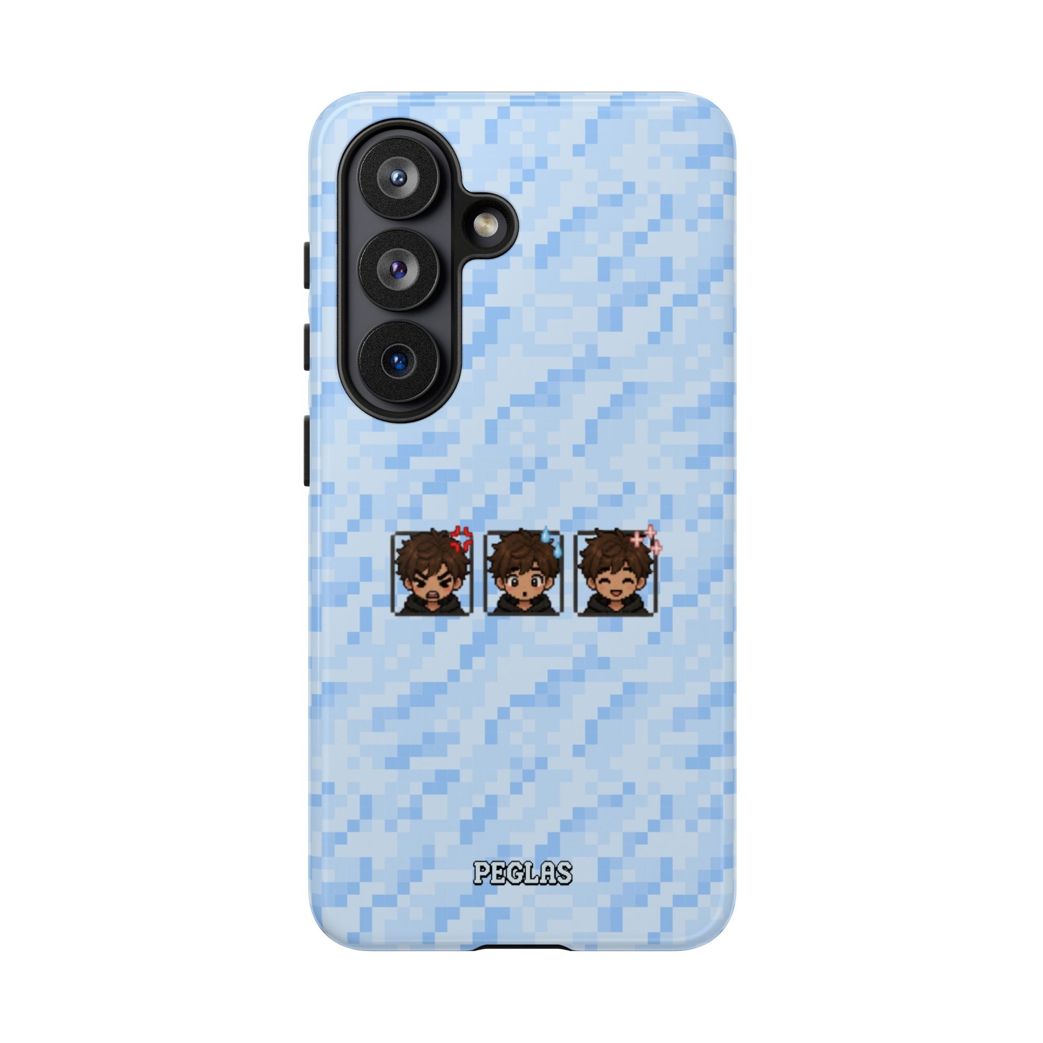 Blue Boy Emojis Blue Tough Phone Case