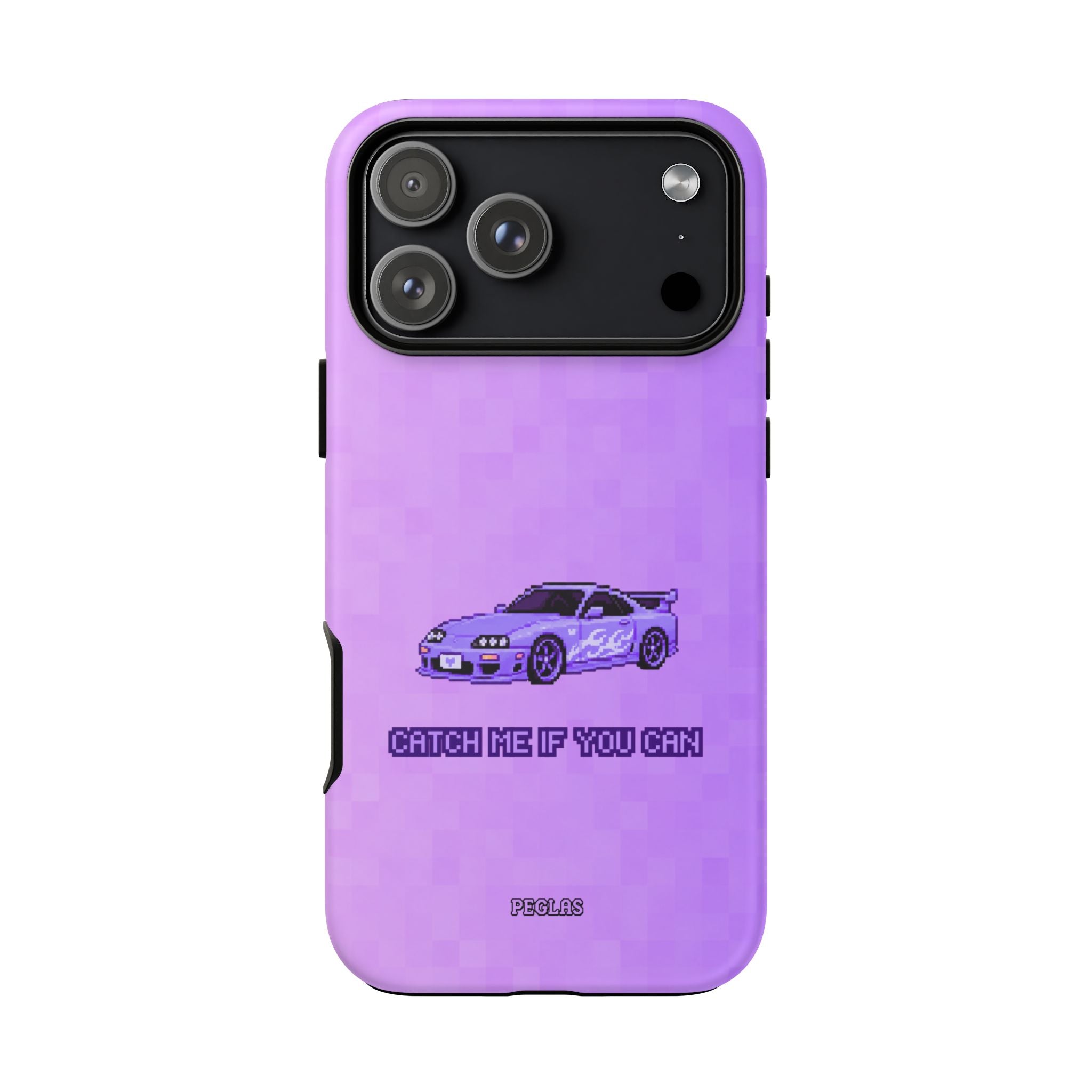 Purple Sports Car Phone Case — "Catch Me If You Can" Tough Phone Case