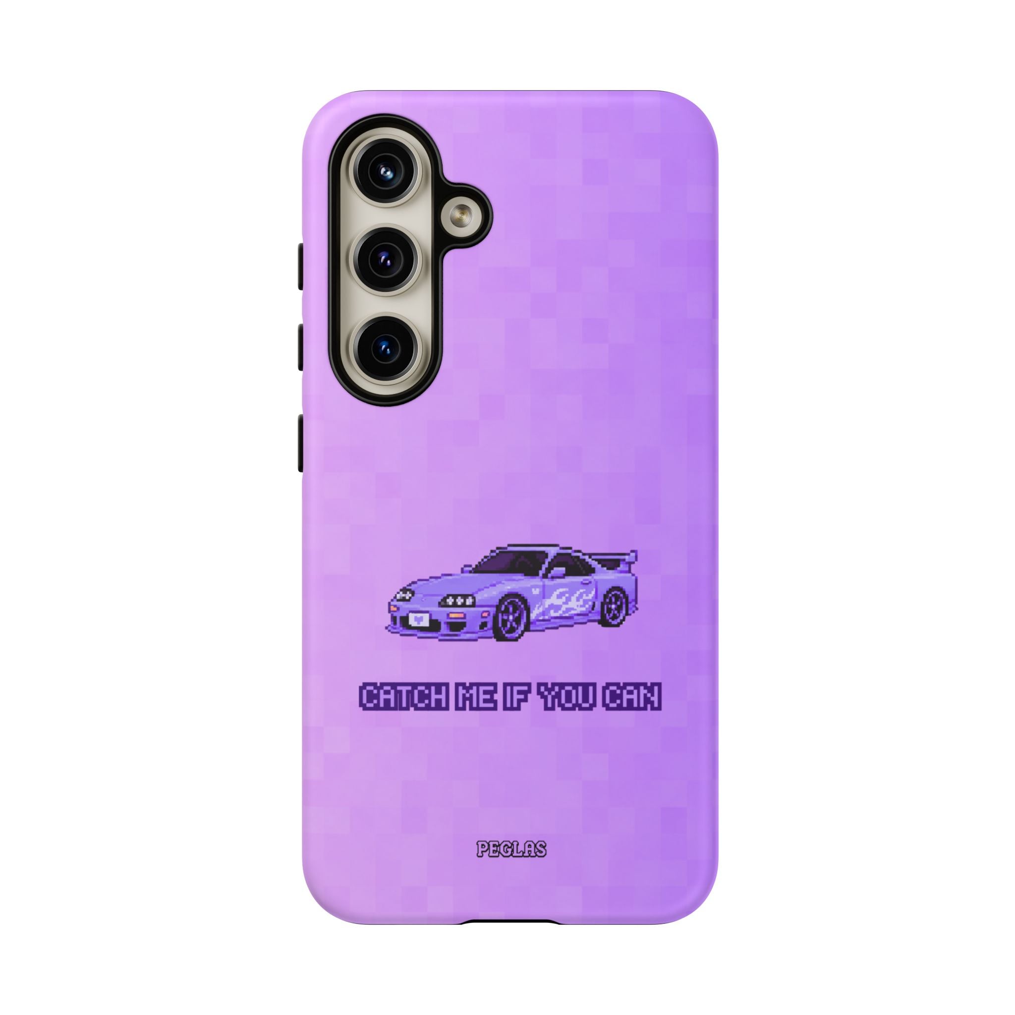 Purple Sports Car Phone Case — "Catch Me If You Can" Tough Phone Case