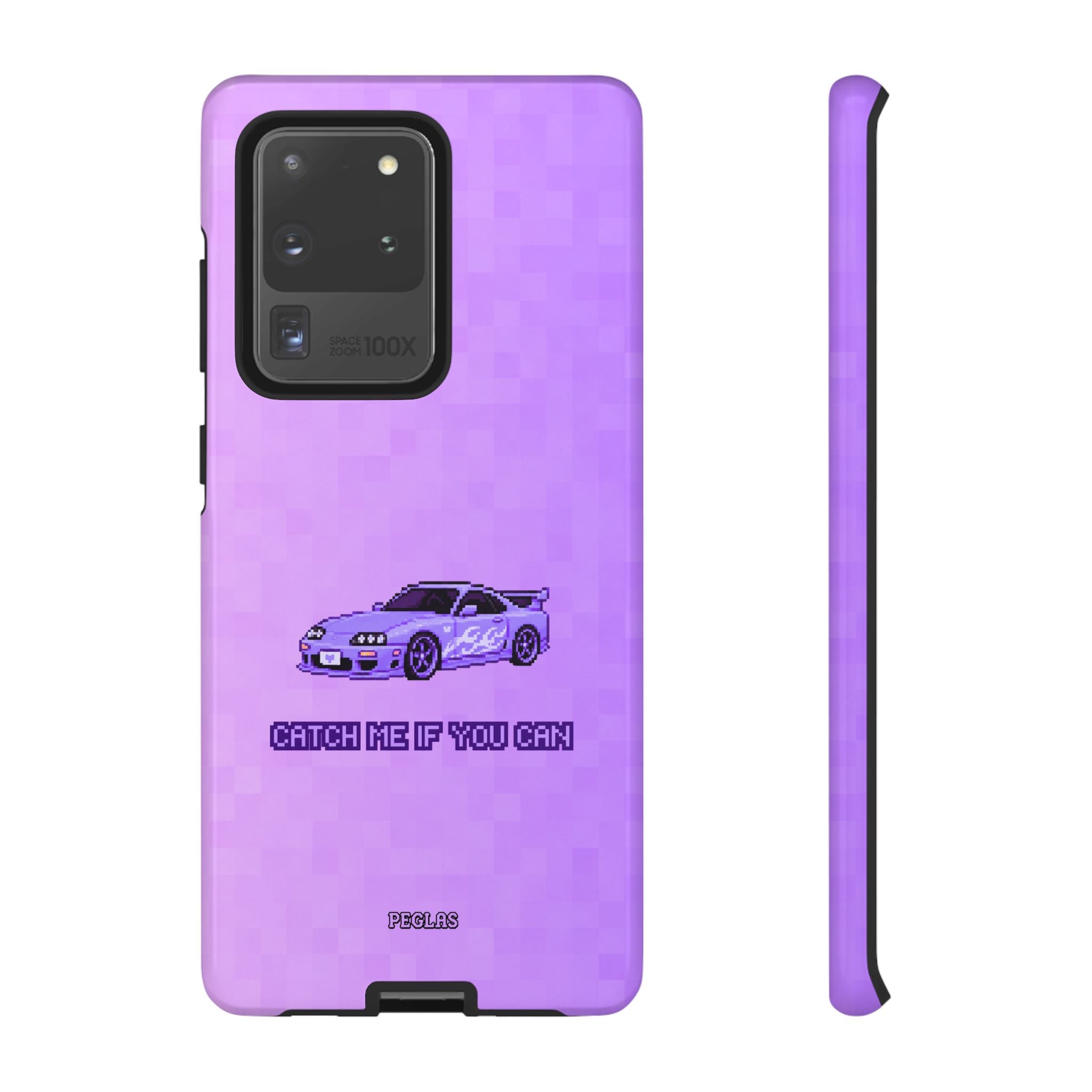 Purple Sports Car Phone Case — "Catch Me If You Can" Tough Phone Case