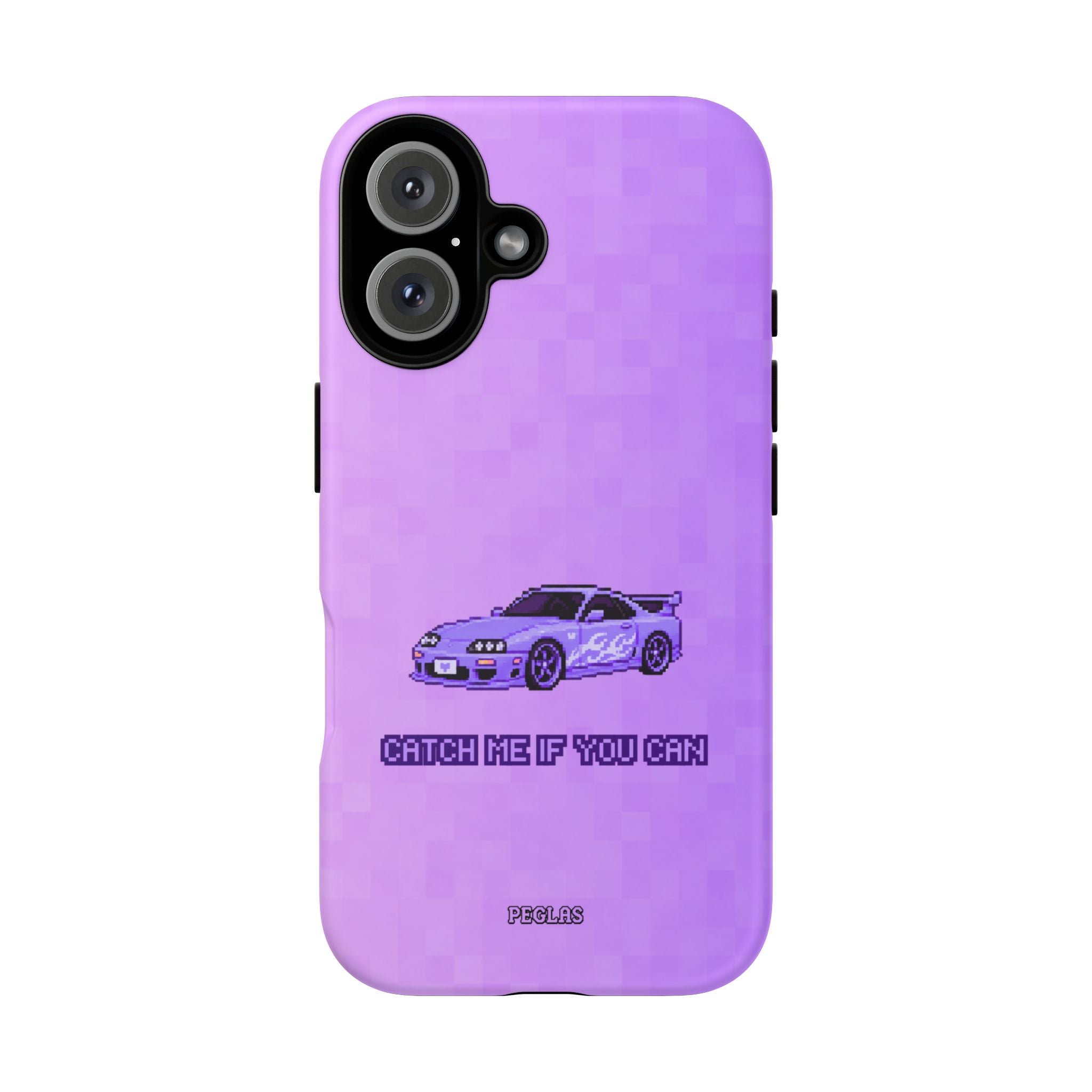 Purple Sports Car Phone Case — "Catch Me If You Can" Tough Phone Case