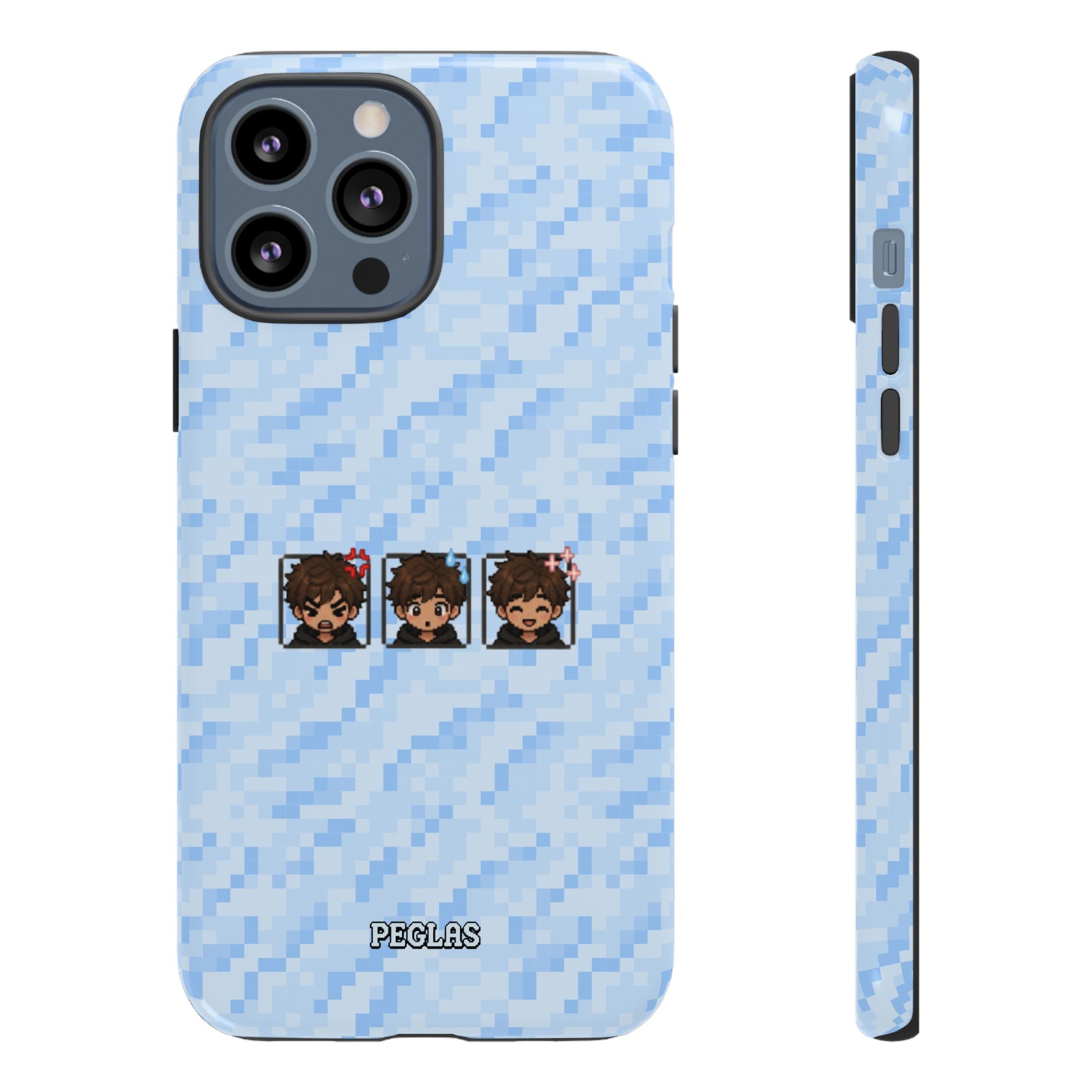 Blue Boy Emojis Blue Tough Phone Case
