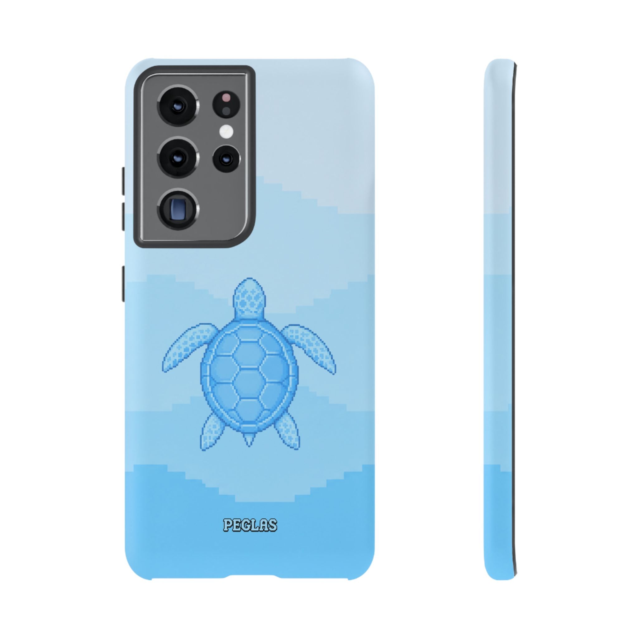 Ocean Blue Sea Turtle Phone Case — Cute Coastal iPhone Protective Cover