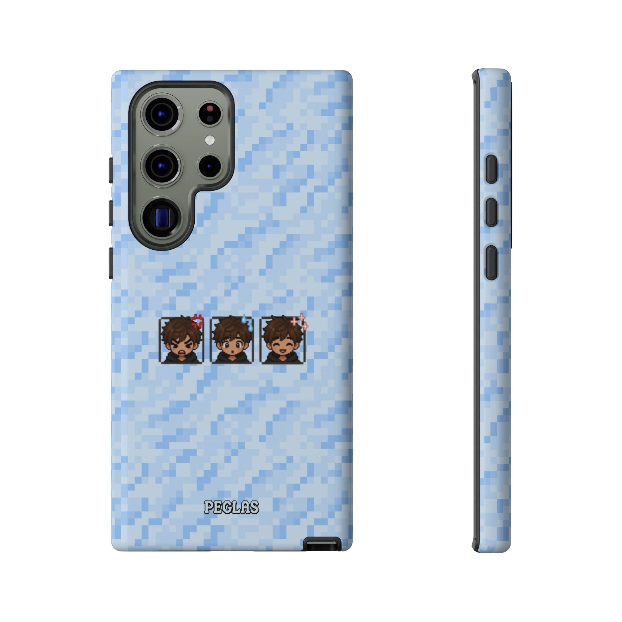 Blue Boy Emojis Blue Tough Phone Case
