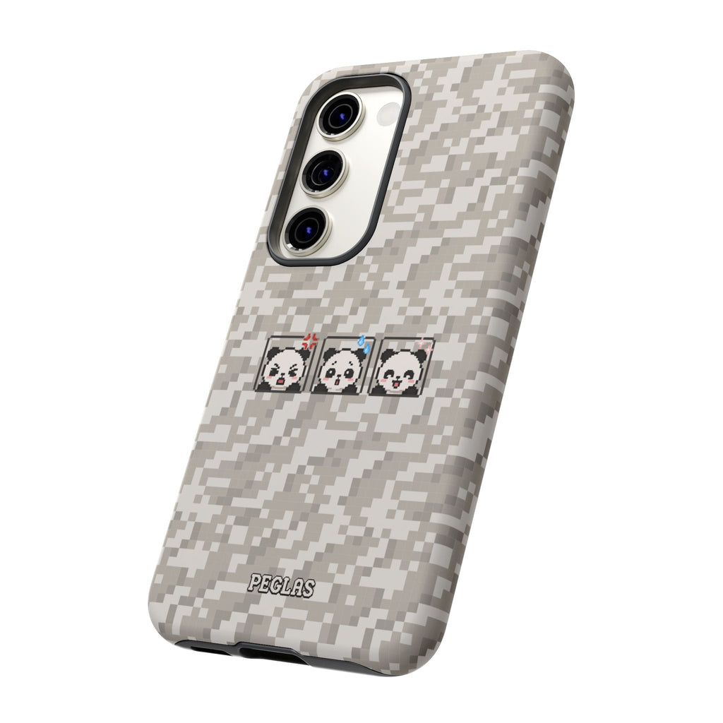 Pixel Panda Emojis Tough Phone Case
