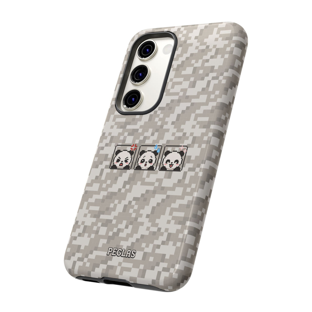 Pixel Panda Emojis Tough Phone Case