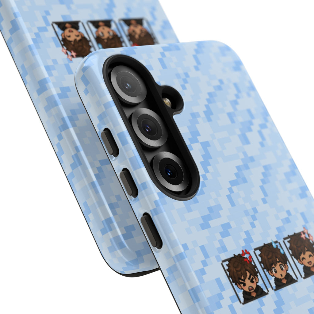 Blue Boy Emojis Blue Tough Phone Case