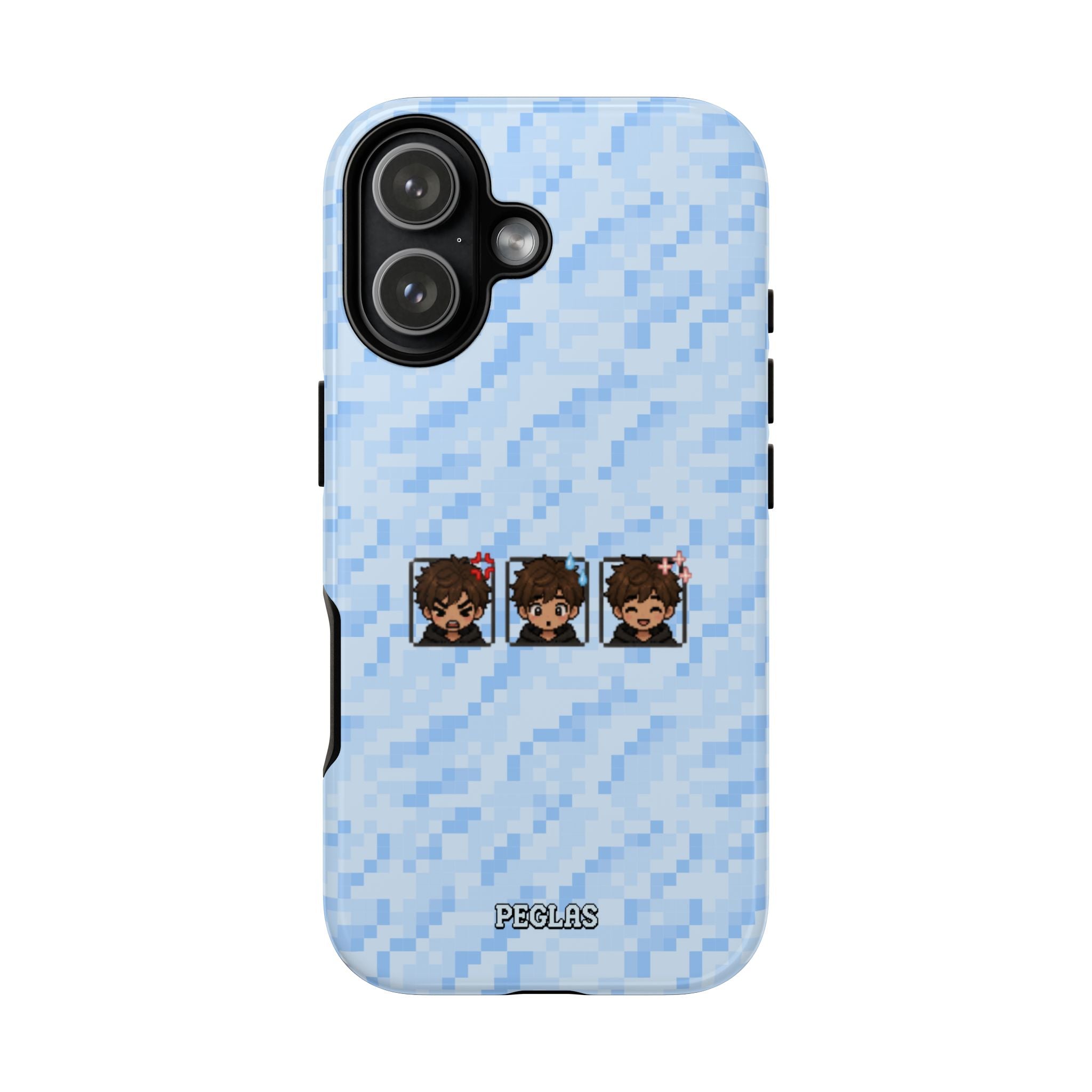 Blue Boy Emojis Blue Tough Phone Case