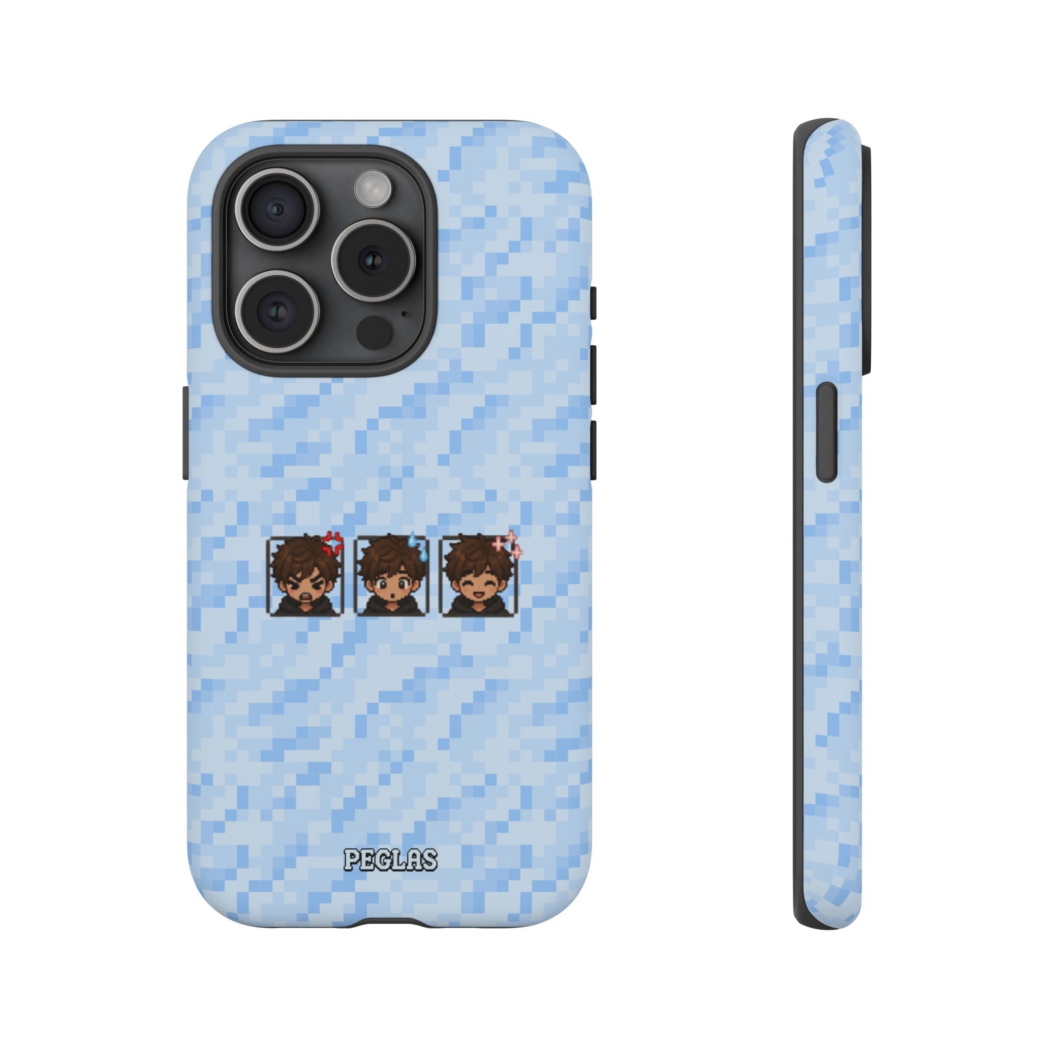 Blue Boy Emojis Blue Tough Phone Case