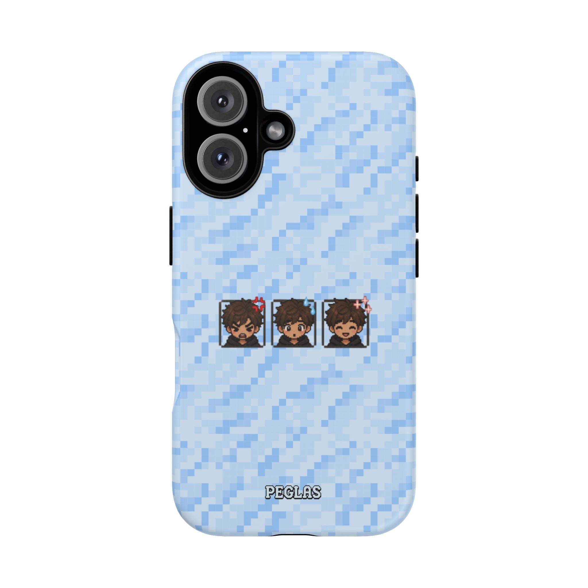 Blue Boy Emojis Blue Tough Phone Case