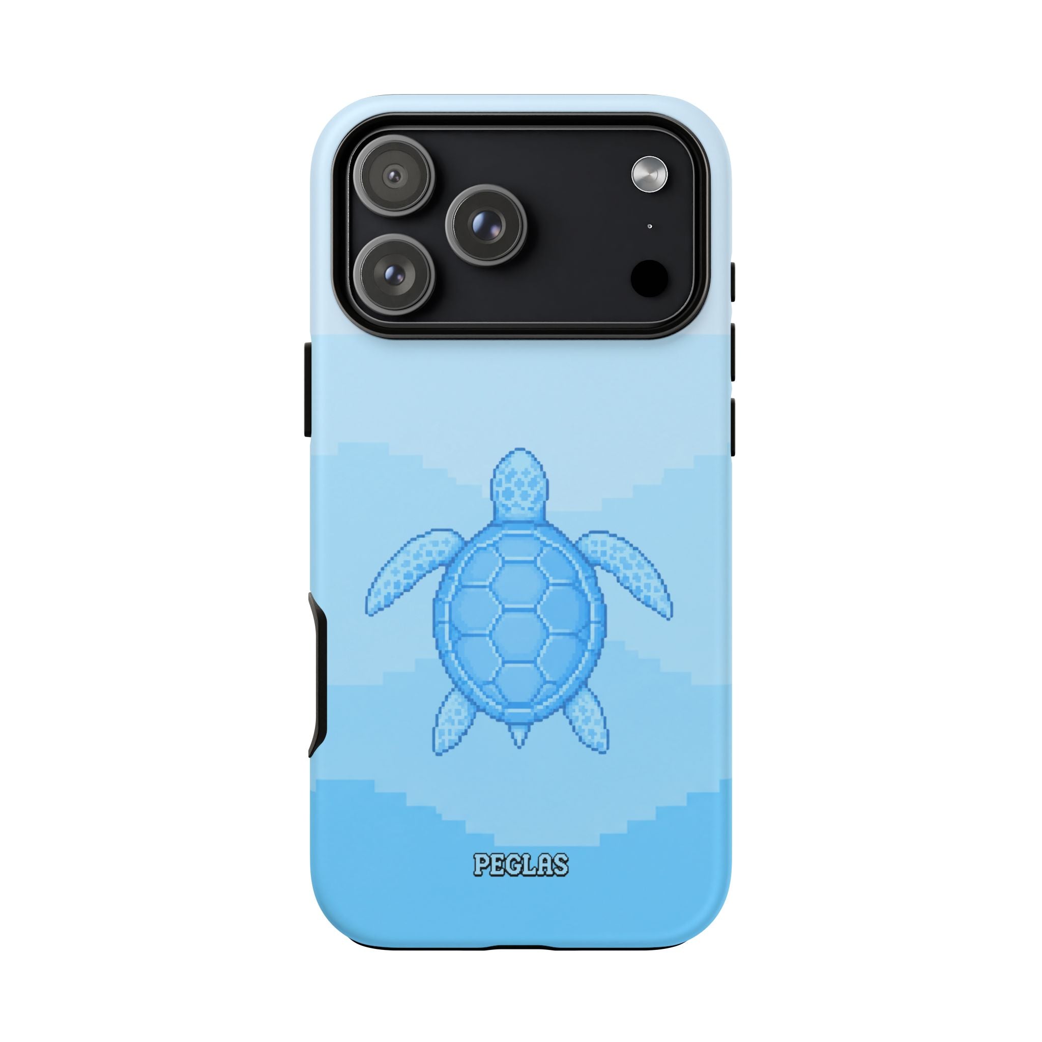 Ocean Blue Sea Turtle Phone Case — Cute Coastal iPhone Protective Cover