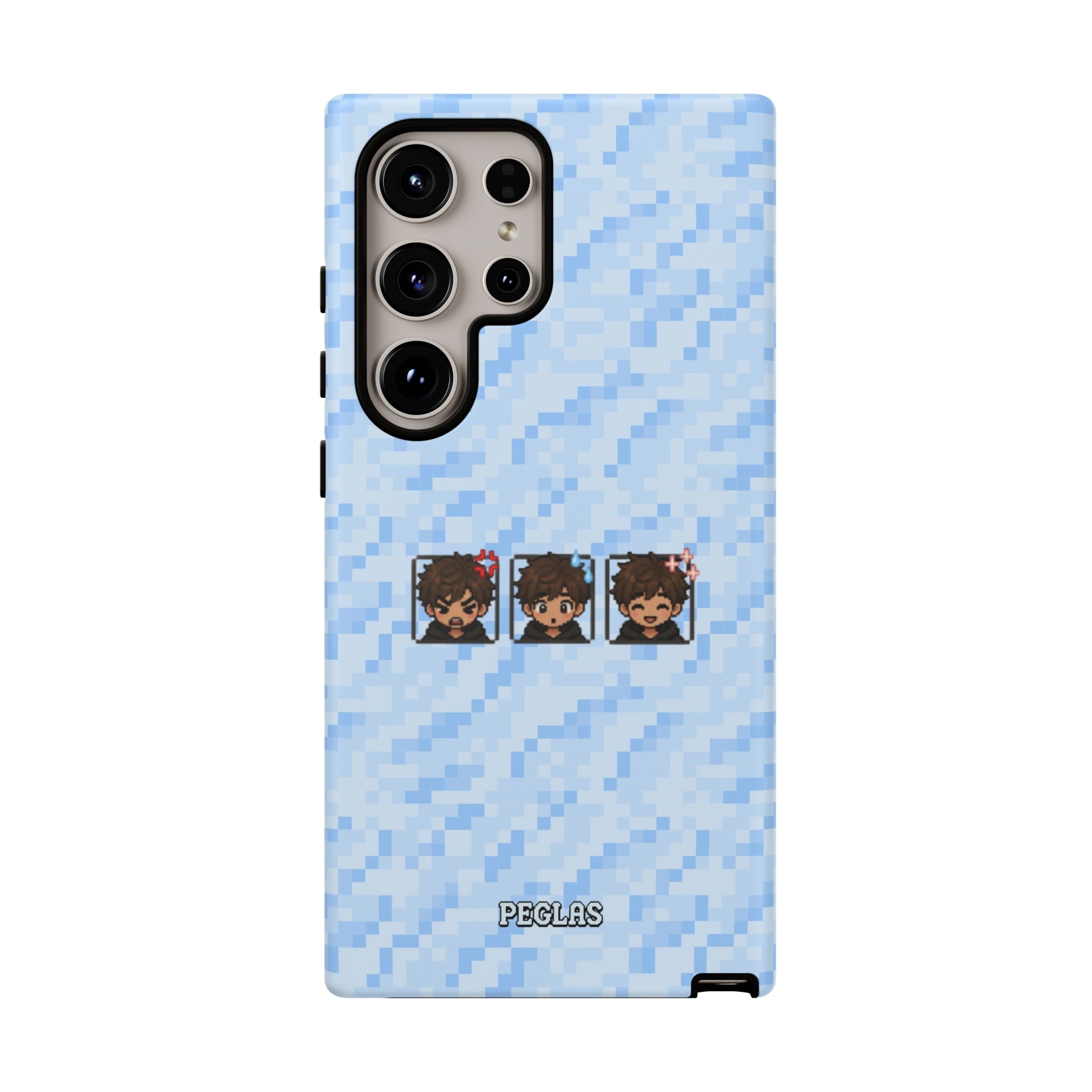 Blue Boy Emojis Blue Tough Phone Case