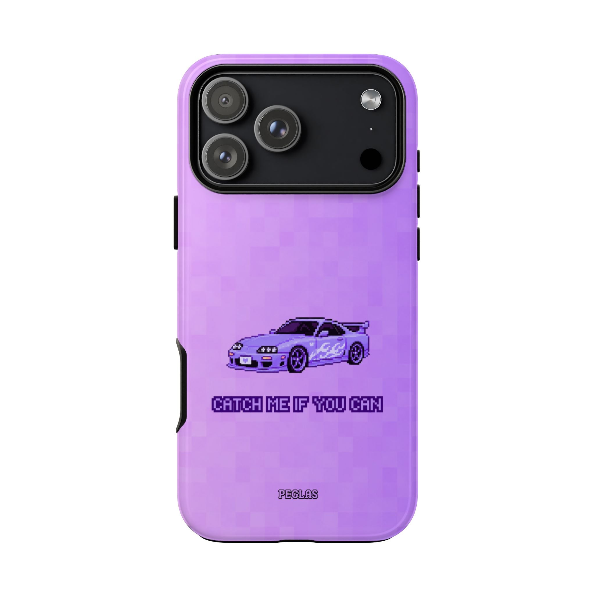 Purple Sports Car Phone Case — "Catch Me If You Can" Tough Phone Case