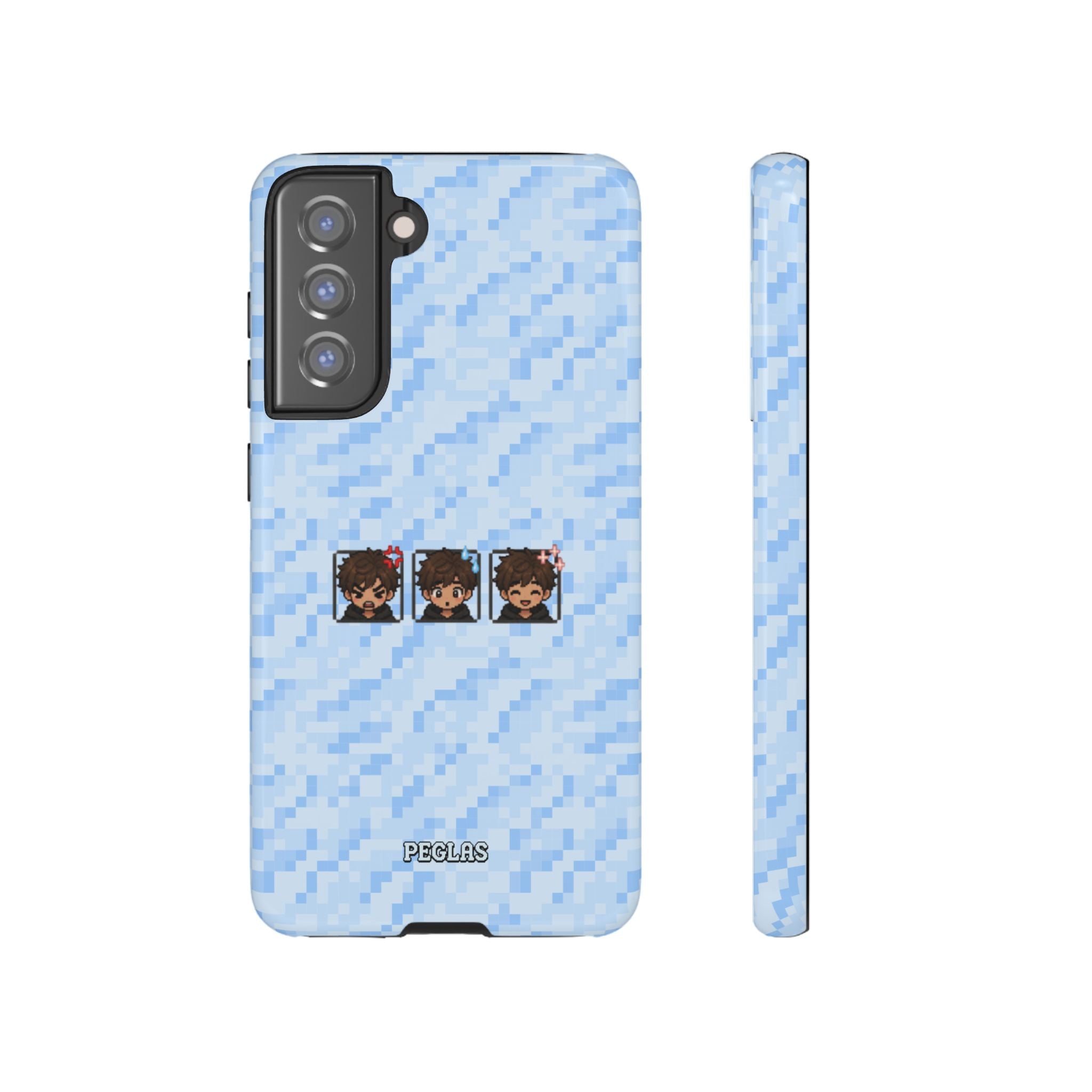 Blue Boy Emojis Blue Tough Phone Case