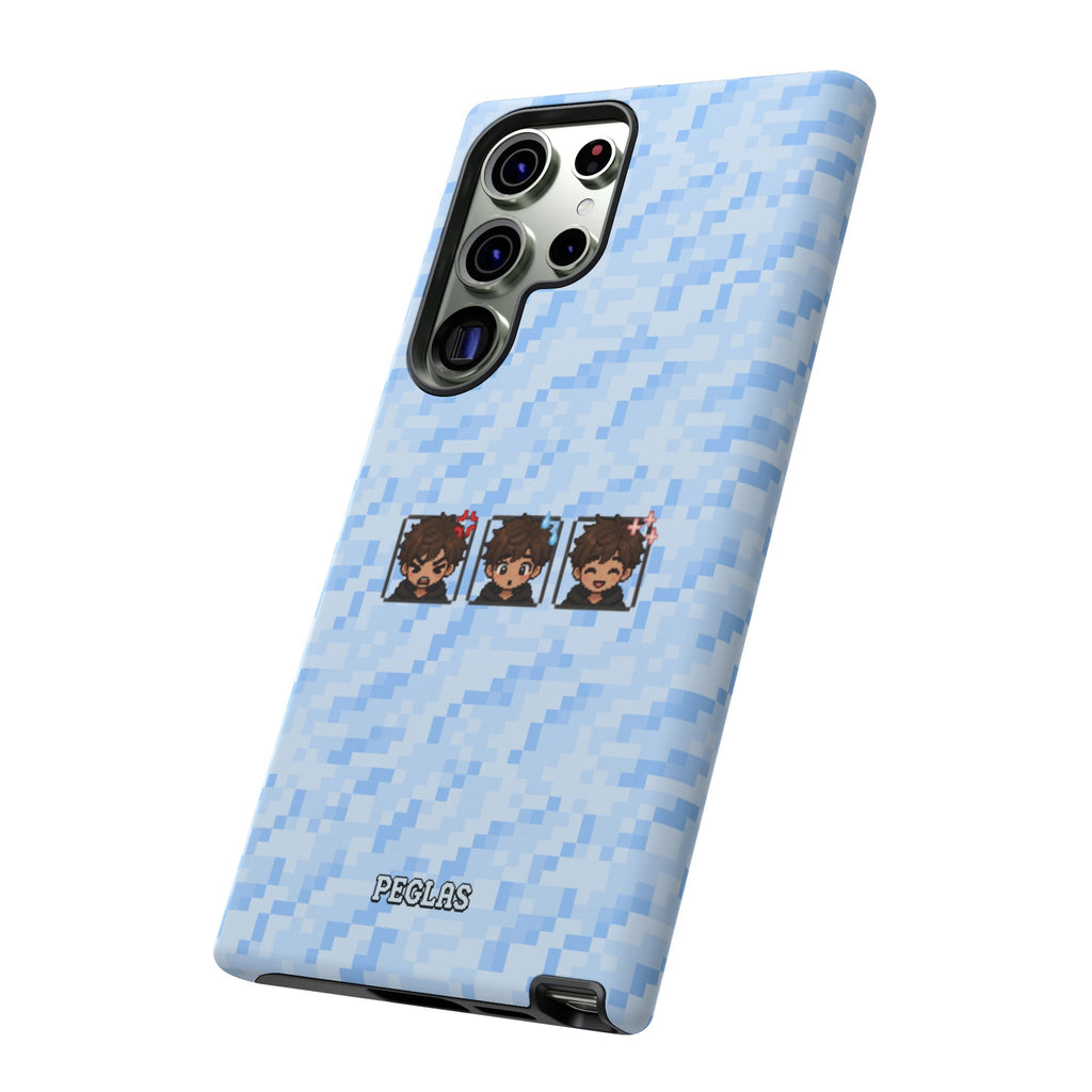 Blue Boy Emojis Blue Tough Phone Case