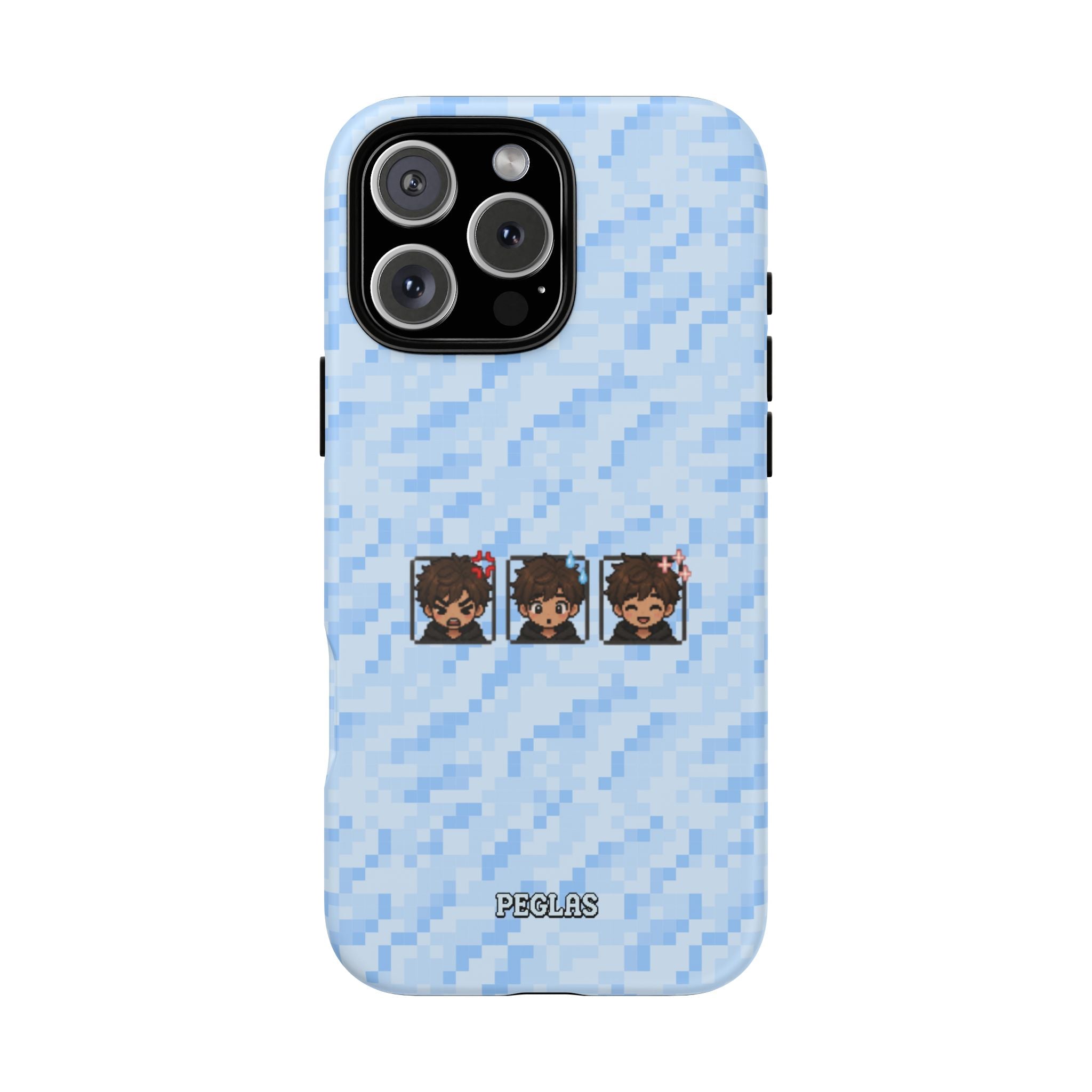 Blue Boy Emojis Blue Tough Phone Case