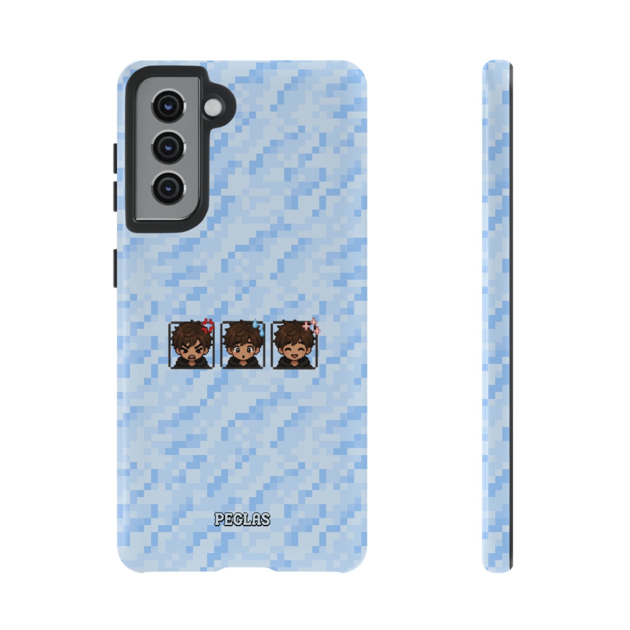 Blue Boy Emojis Blue Tough Phone Case