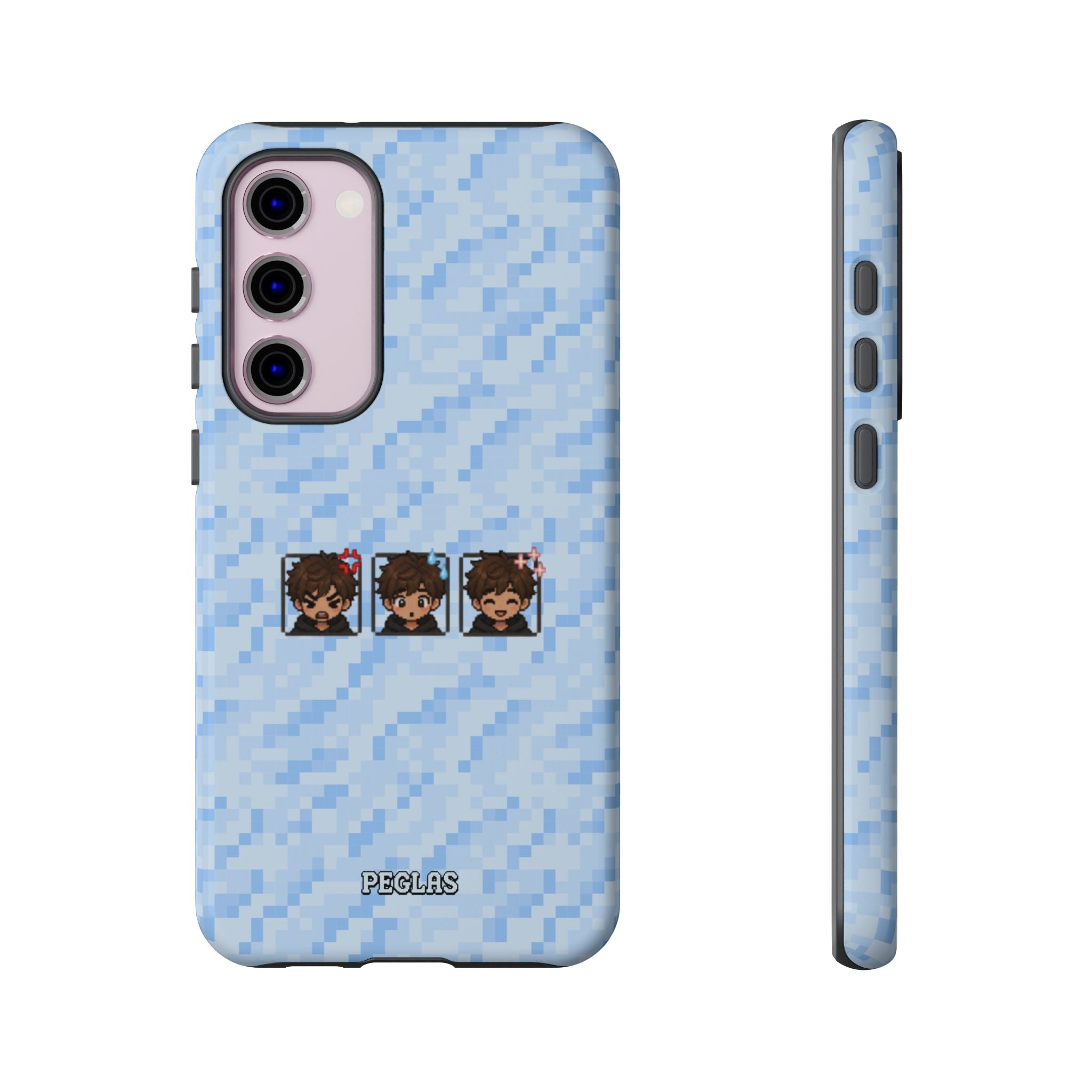 Blue Boy Emojis Blue Tough Phone Case